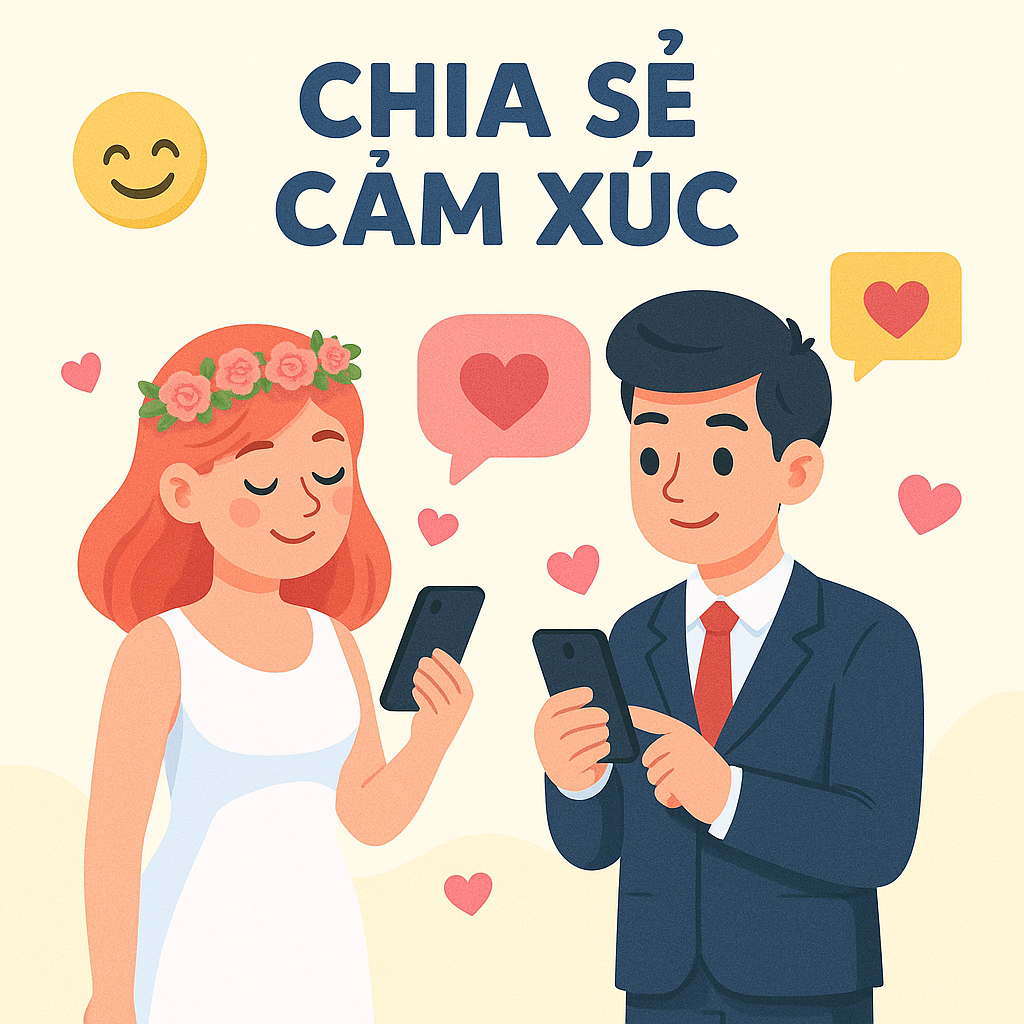 chia se cam xuc weddingcard