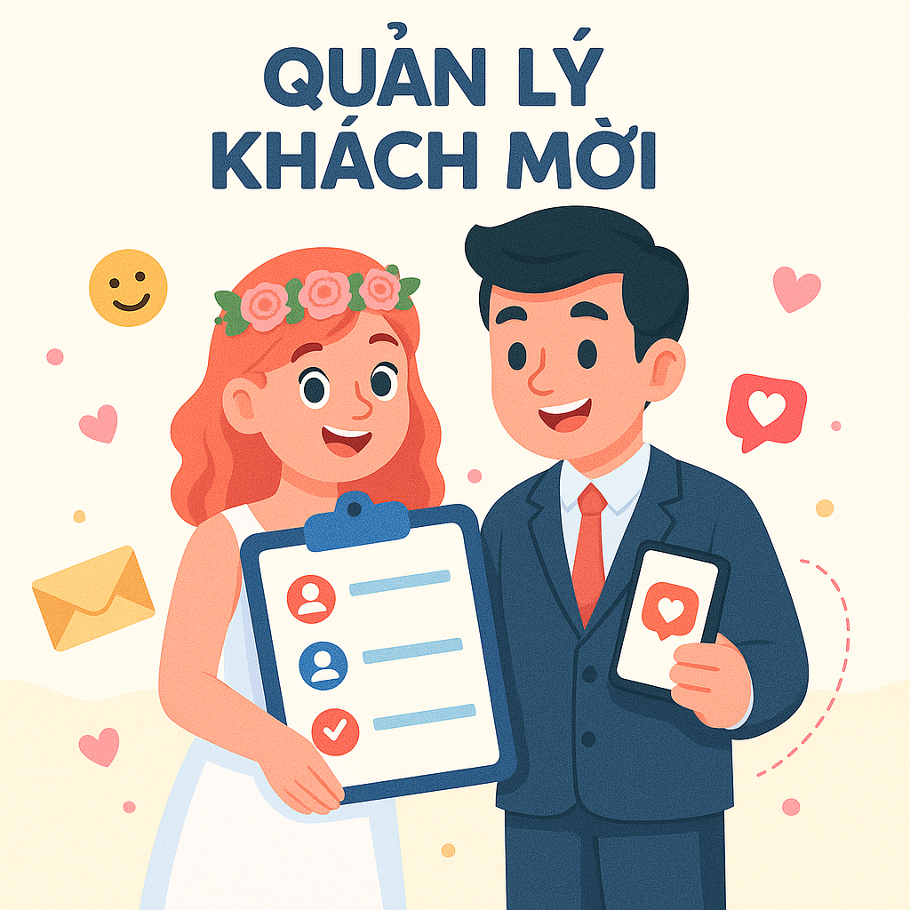 quan ly khach moi weddingcard