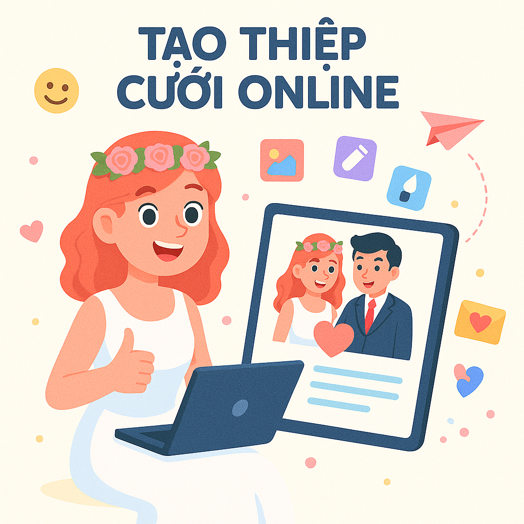 tao thiep cuoi online weddingcard