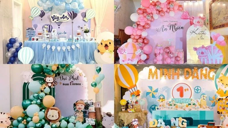 Trang Trí Tiệc Thôi Nôi Đơn Giản 2 các bước chuẩn bị trang trí tiệc thôi nôi đơn giản