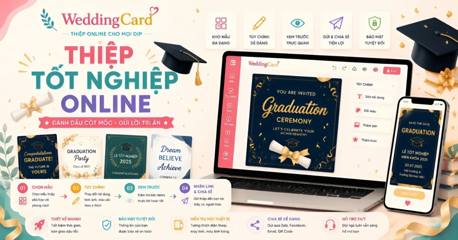 Thiệp tốt nghiệp online