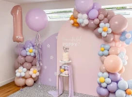 Trang Trí Tiệc Thôi Nôi Đơn Giản