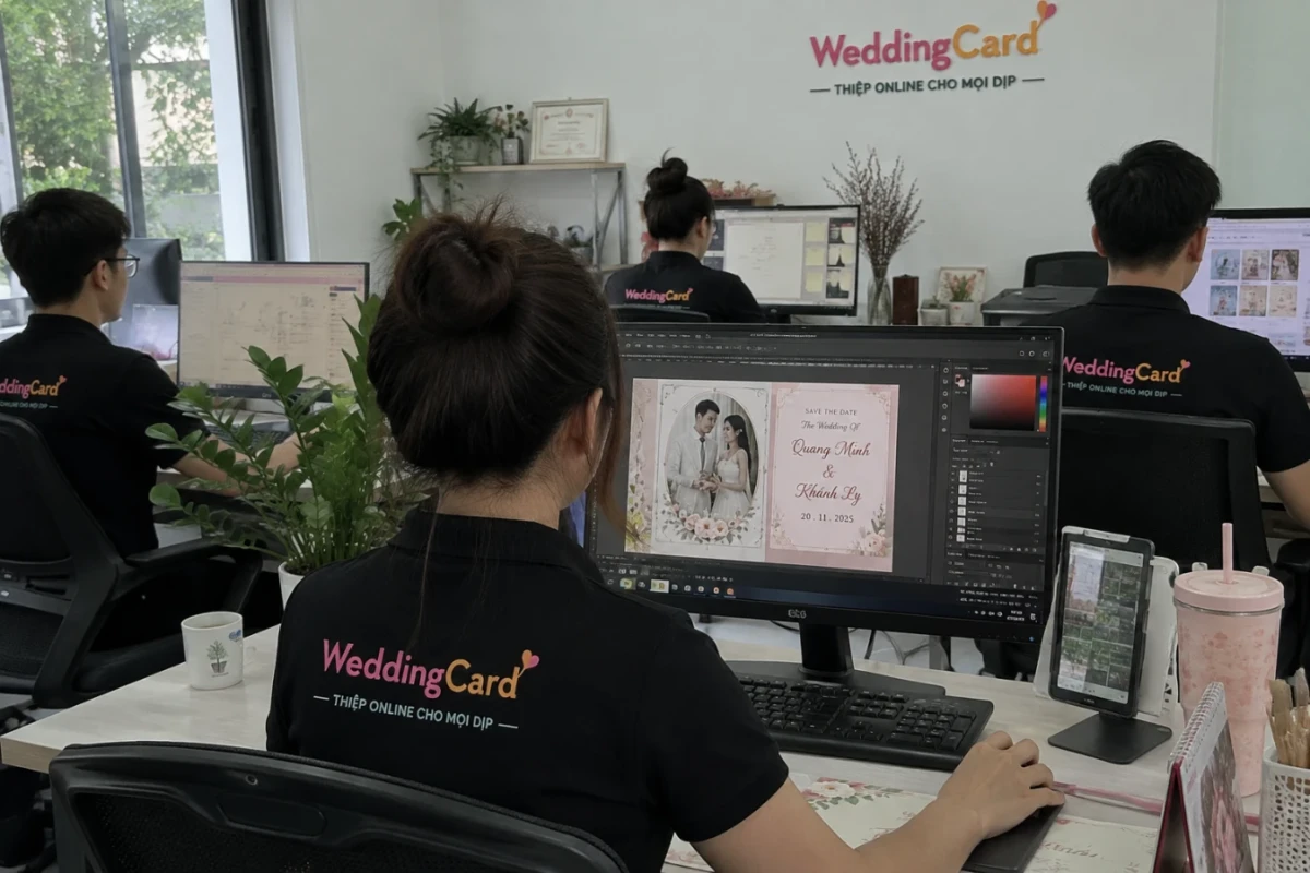 Giới thiệu 1 Giới thiệu WeddingCard - Đội ngũ thiết kế chuyên nghiệp